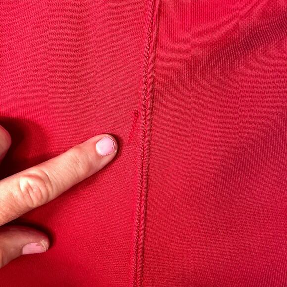 NIKE JORDAN Jumpman Logo Fleece Shorts Men's Small Red Drawstring Std-Fit READ* - Picture 7 of 14